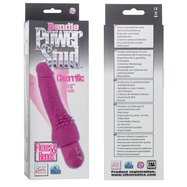 Bendie Cliterrific 3 Speed Waterproof Vibrator California Exotics Female Sex Toys