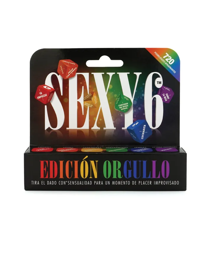Creative Conceptions Games Sexy 6 Dice Game Pride Edition Spanish Version