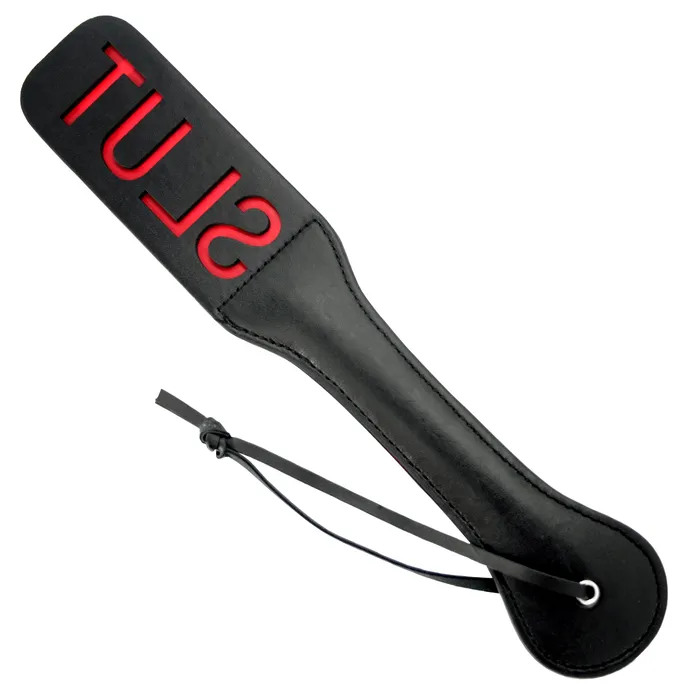 Dark Amour Leather Impressions Paddle Restraints