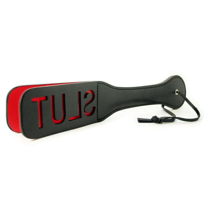 Dark Amour Leather Impressions Paddle Restraints