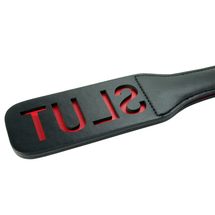 Dark Amour Leather Impressions Paddle Restraints
