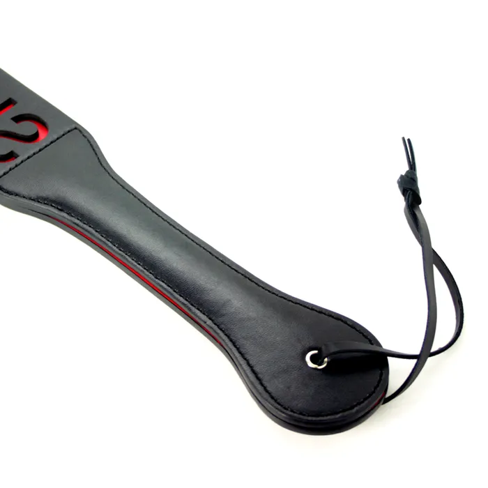 Dark Amour Leather Impressions Paddle Restraints