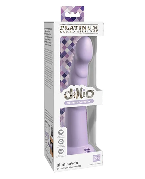 Dildos Pipedream Dillio Platinum 7 Slim Seven Silicone Dildo Dildos Pipedream Dillio Platinum 7 Slim Seven Silicone Dildo