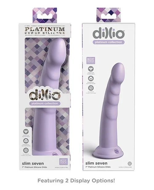 Dildos Pipedream Dillio Platinum 7 Slim Seven Silicone Dildo Dildos Pipedream Dillio Platinum 7 Slim Seven Silicone Dildo