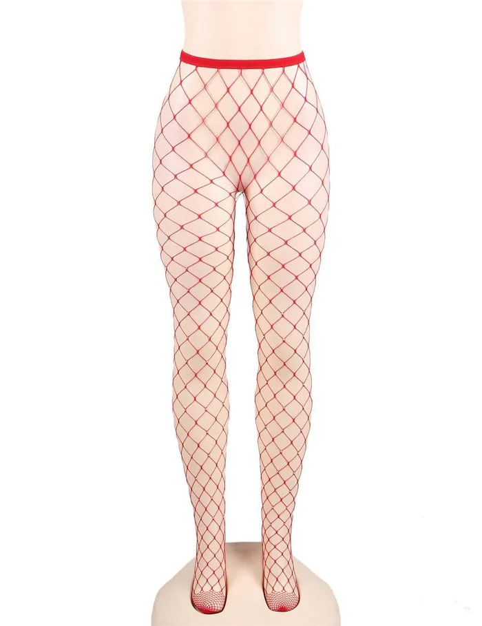 Kissablegs Teddies And Bodies Rhinestone Net Pantyhose One Size Fits Most