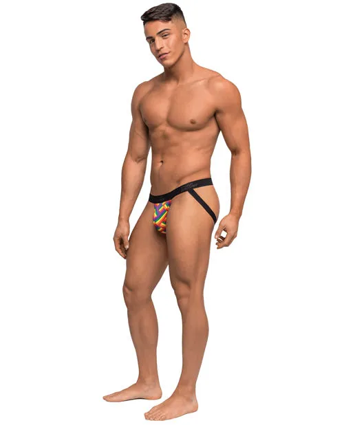 Male Power Vibrators Pride Fest Contoured Pouch Jock