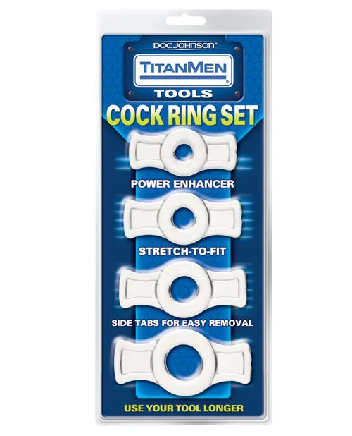 Male Sex Toys Doc Johnson Titanmen Cock Ring Set Male Sex Toys Doc Johnson Titanmen Cock Ring Set