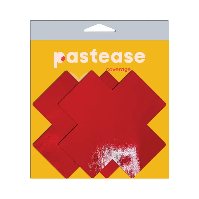 Pastease Faux Latex Red Breast Cover Pastease Vibrators