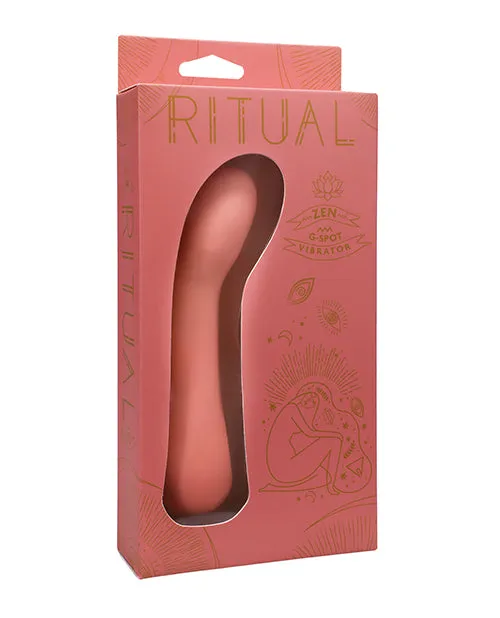 Ritual Zen Rechargeable Silicone Gspot Vibe Doc Johnson Vibrators