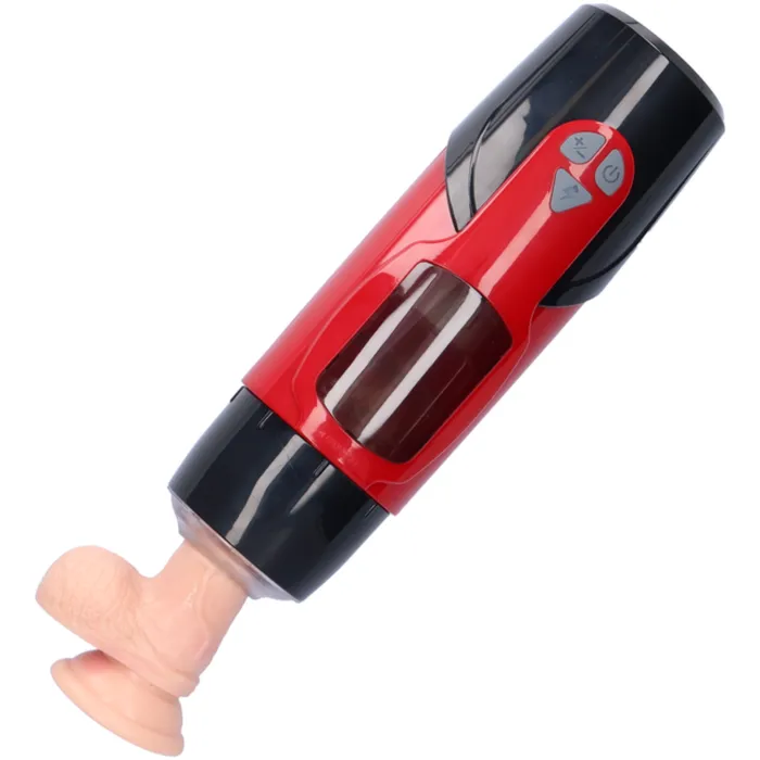 TooTimidcom Male Sex Toys MOANIQUE Telescopic Moaning HandsFree Masturbator Rotates and Thrusts