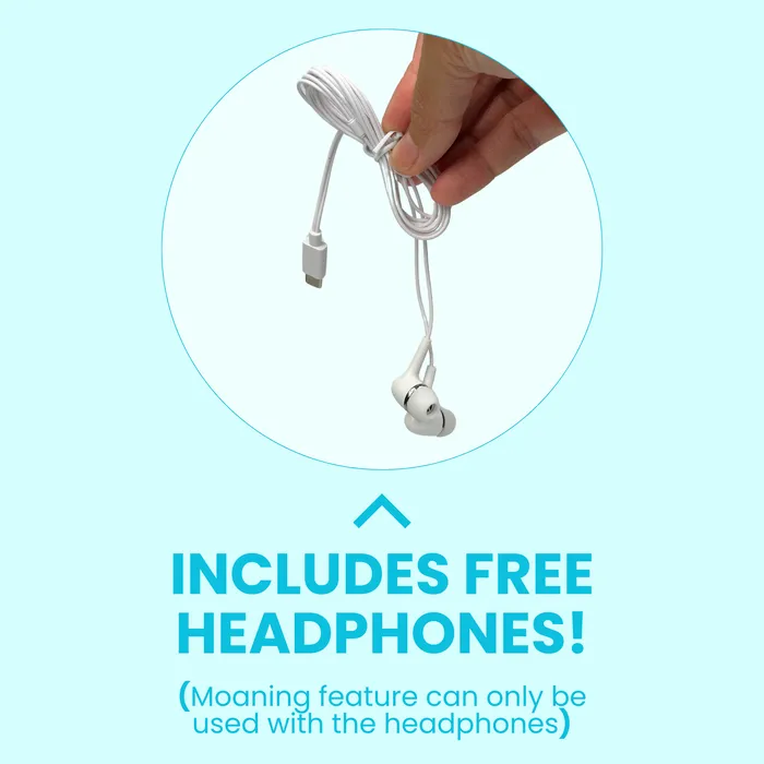 TooTimidcom Male Sex Toys MOANIQUE Telescopic Moaning HandsFree Masturbator Rotates and Thrusts