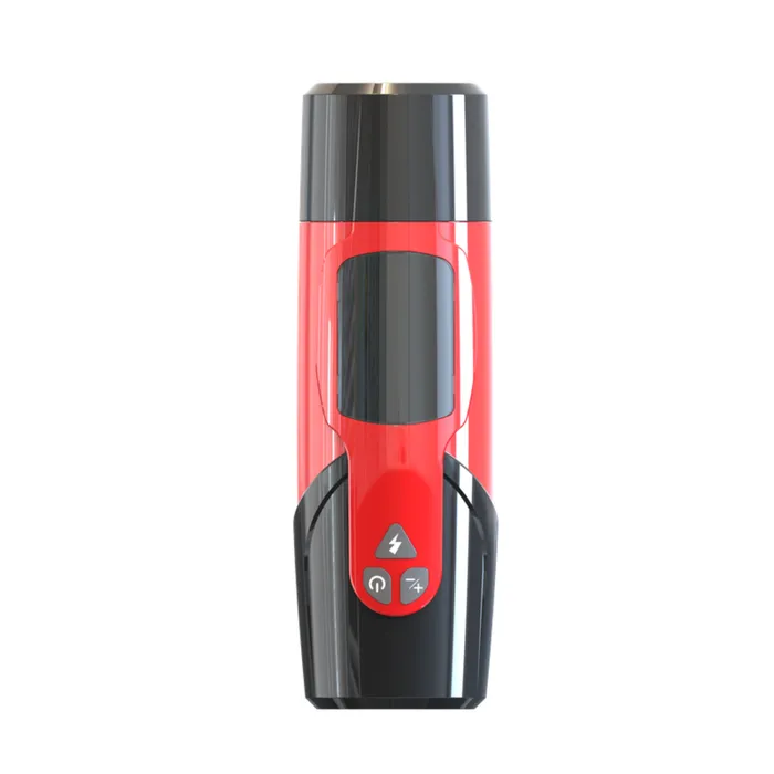TooTimidcom Male Sex Toys MOANIQUE Telescopic Moaning HandsFree Masturbator Rotates and Thrusts
