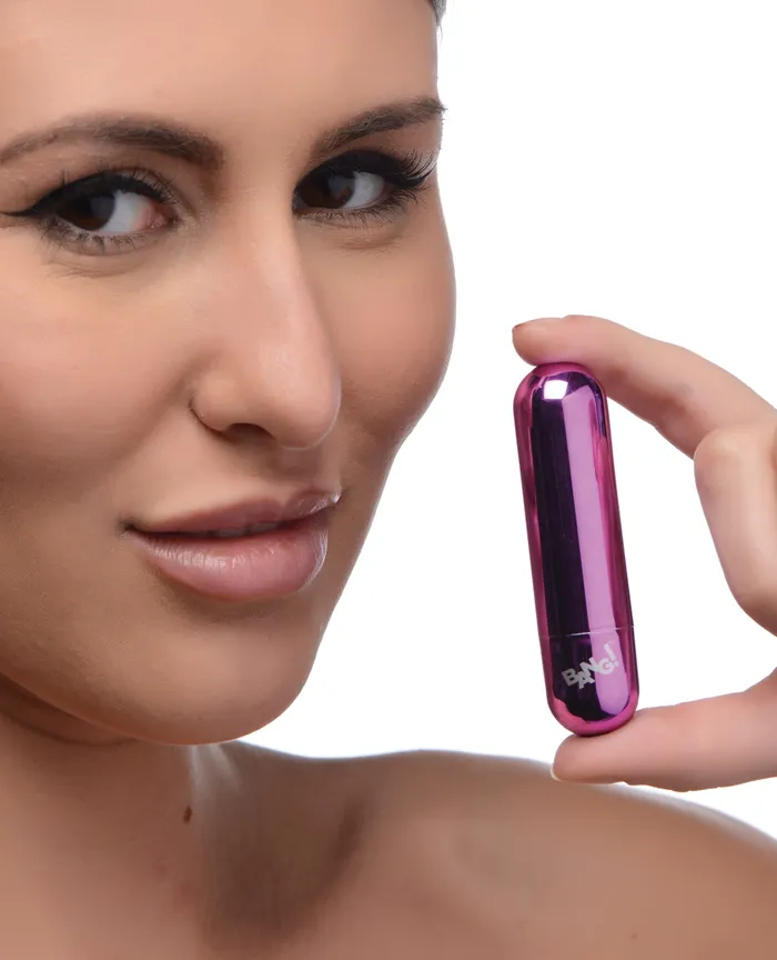 XR Brands Female Sex Toys Bang 10X Rechargeable Vibrating Metallic Bullet XR Brands Female Sex Toys Bang 10X Rechargeable Vibrating Metallic Bullet