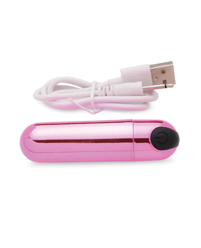 XR Brands Female Sex Toys Bang 10X Rechargeable Vibrating Metallic Bullet XR Brands Female Sex Toys Bang 10X Rechargeable Vibrating Metallic Bullet