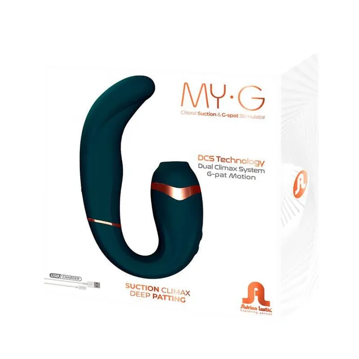 Adrien Lastic Vibrators Adrien Lastic My G Teal Green Vibrator