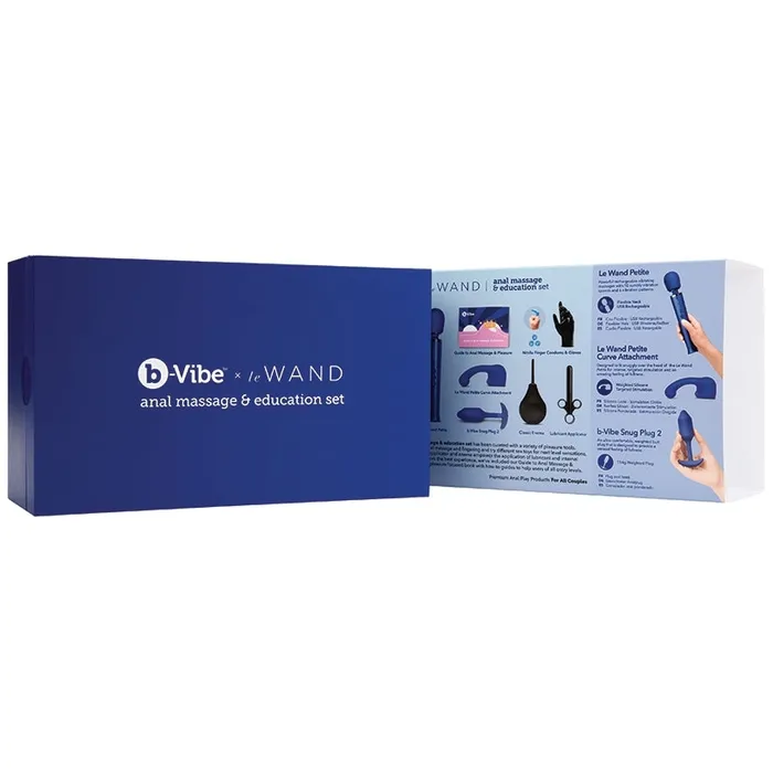 Anal B Vibe BVibe x le Wand Anal Massage Education Set 10 Pcs