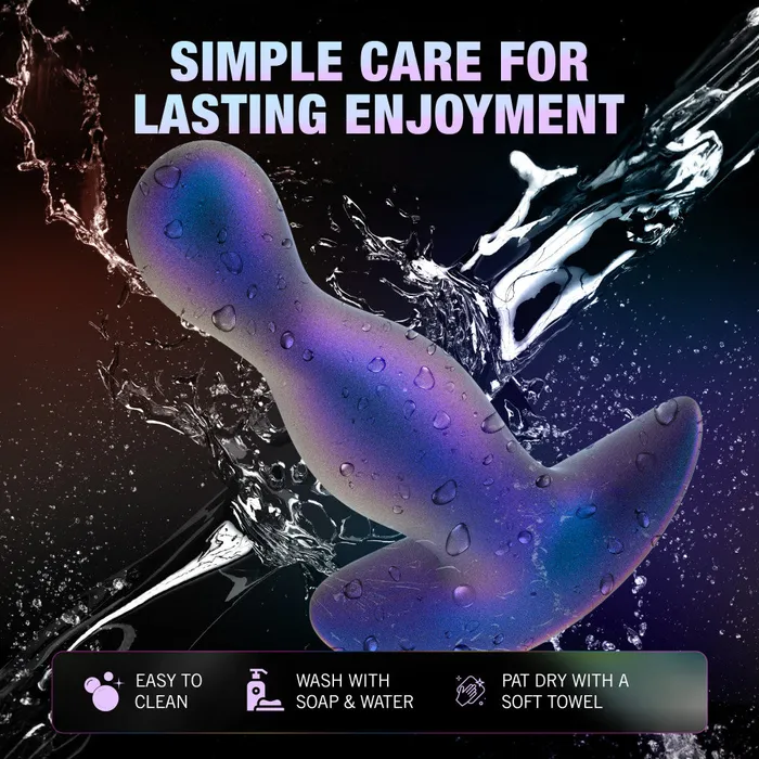 Anal Blush Anal Adventures Matrix By Blush Odyssey Vibrating Prostate Stimulator With AnchorTech Base Space Age Blue