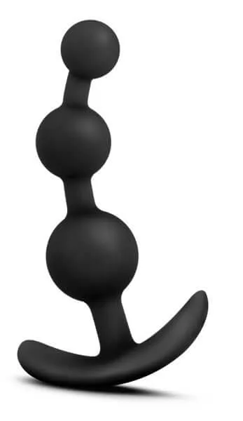 Anal Blush Novelties Luxe Be Me 3 Black Anal Beads