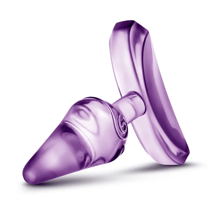Anal Play With Me By Blush Jolly Plug Purple 275 Inch Anal Plug Blush