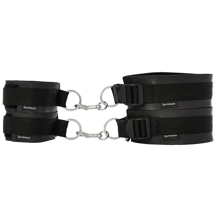Anal Sportsheets Thigh and Wrist Cuff Set Anal Sportsheets Thigh and Wrist Cuff Set