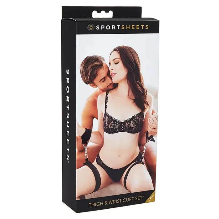 Anal Sportsheets Thigh and Wrist Cuff Set Anal Sportsheets Thigh and Wrist Cuff Set