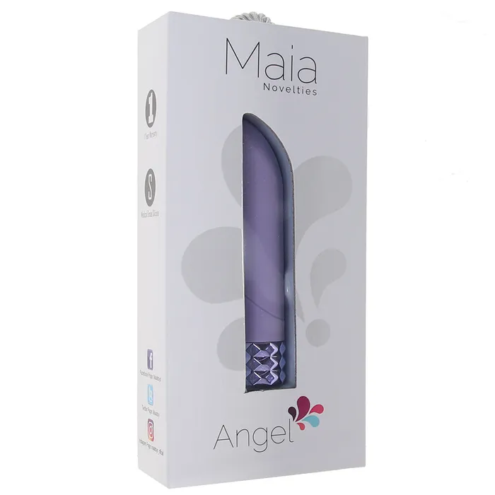 Angel Silicone Bullet Vibe in Lavender Maia Female Sex Toys Angel Silicone Bullet Vibe in Lavender Maia Female Sex Toys