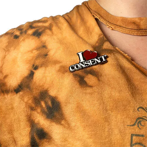 As You Like It OR Anal I Heart Consent Pin