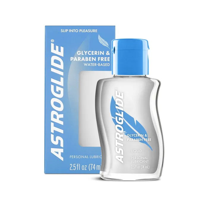 ASTROGLIDE Male Sex Toys Experience Comfort and Sensation with Astroglide Glycerin and Paraben Free Liquid Lubricant 25 Oz