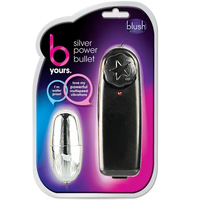 BLUSH B Yours Silver Power BulletBlack Anal