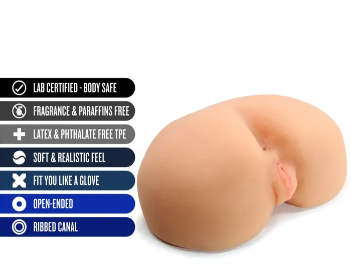 Blush Male Sex Toys X5 Men By Blush Roxanna Realistic Natural Vibrating Masturbator Stroker