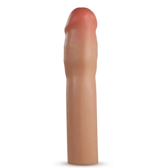 Blush Novelties Anal Performance Plus 125Inch Silicone Penis Extender Beige Realistic Feel Dual Density