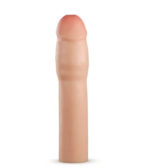 Blush Novelties Anal Performance Plus 125Inch Silicone Penis Extender Beige Realistic Feel Dual Density