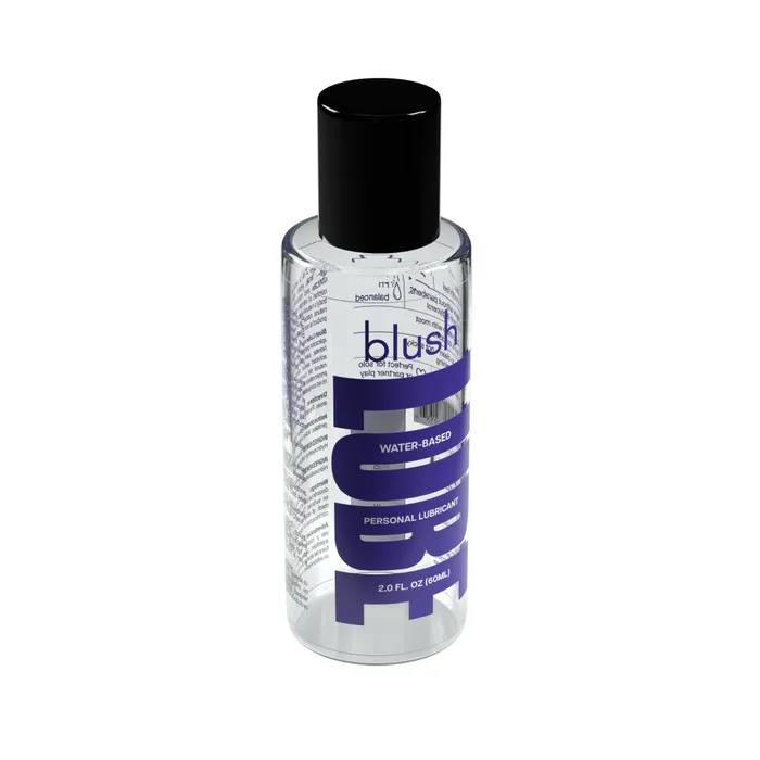 Blush Sexual Health Wellbeing Blush Lube WaterBased Personal Lubricant 100 BodySafe Sensitive Formula with Natural Ingredients 20 Fl Oz
