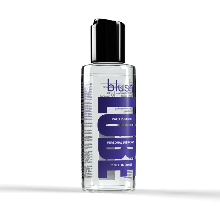Blush Sexual Health Wellbeing Blush Lube WaterBased Personal Lubricant 100 BodySafe Sensitive Formula with Natural Ingredients 20 Fl Oz