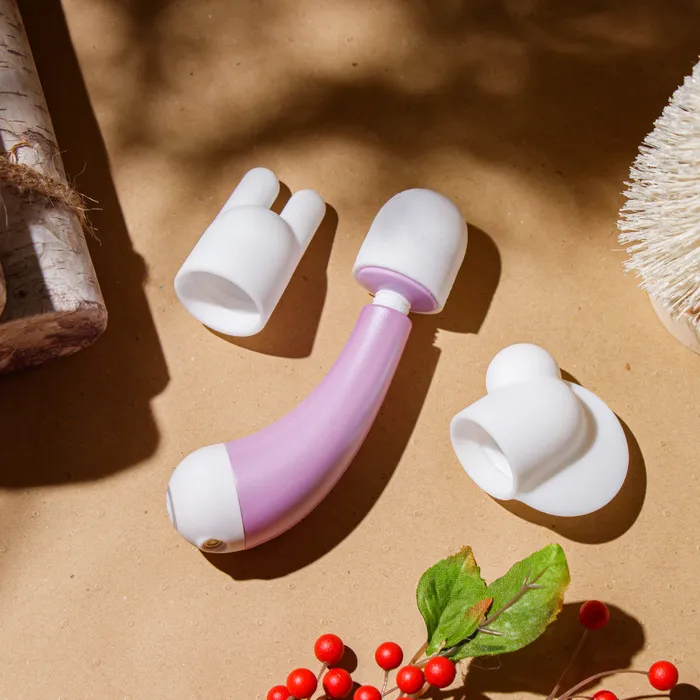 Blush Vibrators Noje By Blush Delite Wisteria 10 Function Vibrating Massage Wand Kit
