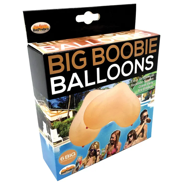 Boobie BalloonsVanilla 6pk HOTT PRODUCTS Dildos