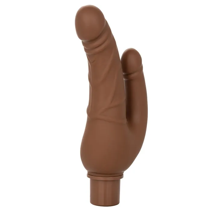 CAL EXOTICS Female Sex Toys Rechargeable Power Stud Over UnderBrown