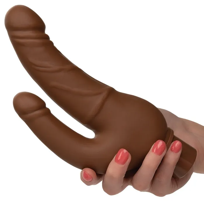 CAL EXOTICS Female Sex Toys Rechargeable Power Stud Over UnderBrown