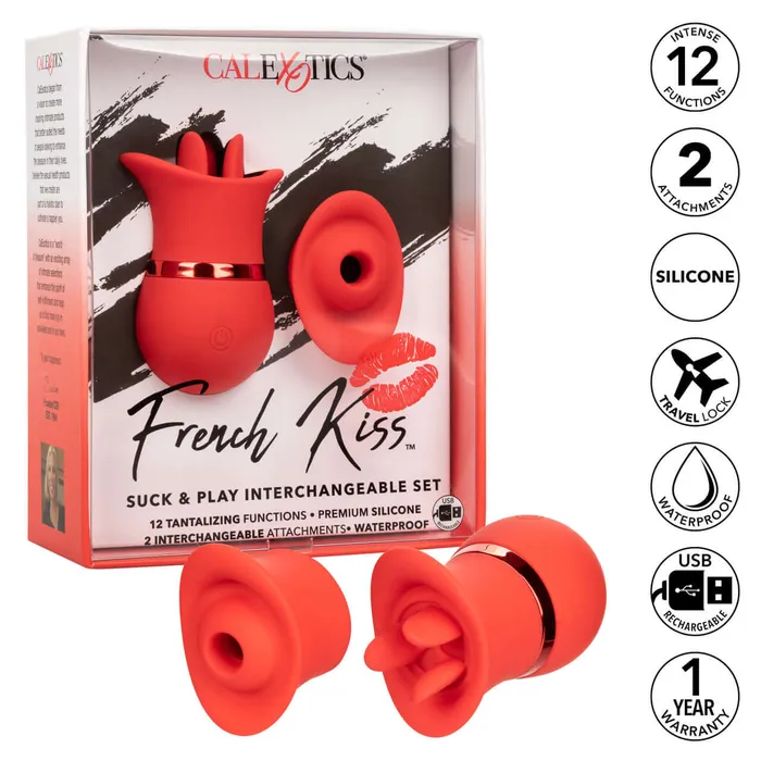 California Exotic Novelties Couples French Kiss Suck and Play Set Double the Pleasure Oh La La