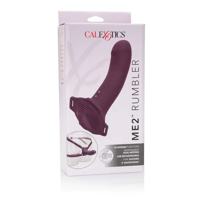 California Exotic Novelties Female Sex Toys Cal Exotics Me2 Rumbler StrapOn Harness with GSpot Stimulation