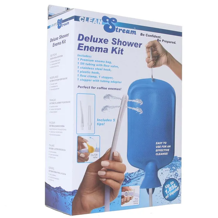 Clean Stream Deluxe Shower Enema Kit XR Brands Couples