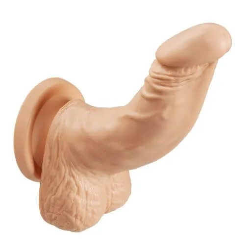 Cloud 9 Novelties Dildos Cloud 9 Working Man 6 inches Light Skin Tone Beige Dildo with Balls Your Surfer