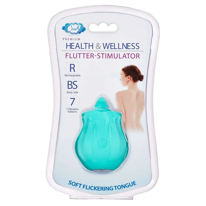 Cloud 9 Novelties Vibrators Cloud 9 Health and Wellness Flutter Oral Tongue Stimulator Teal Cloud 9 Novelties Vibrators Cloud 9 Health and Wellness Flutter Oral Tongue Stimulator Teal