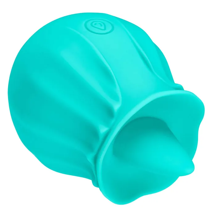 Cloud 9 Novelties Vibrators Cloud 9 Health and Wellness Flutter Oral Tongue Stimulator Teal