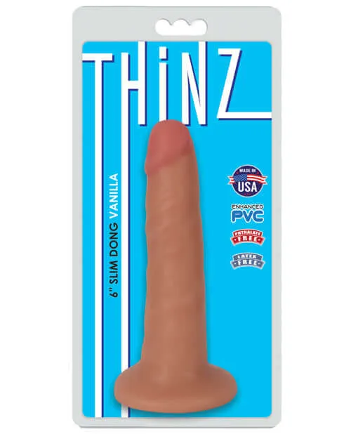 CURVE NOVELTIES Dildos Thinz Slim Dong 6 inches Vanilla Beige