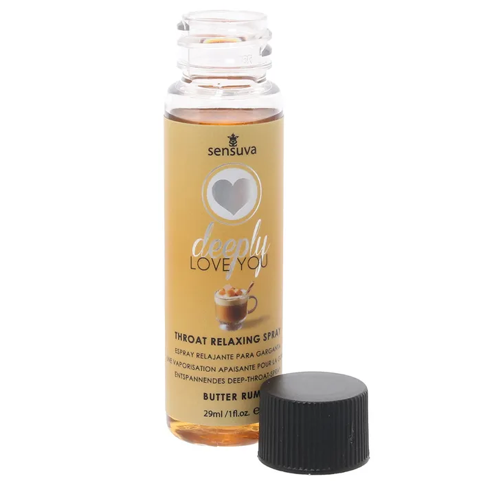 Deeply Love You Throat Relaxer 1oz29ml in Butter Rum Sensuva Vibrators