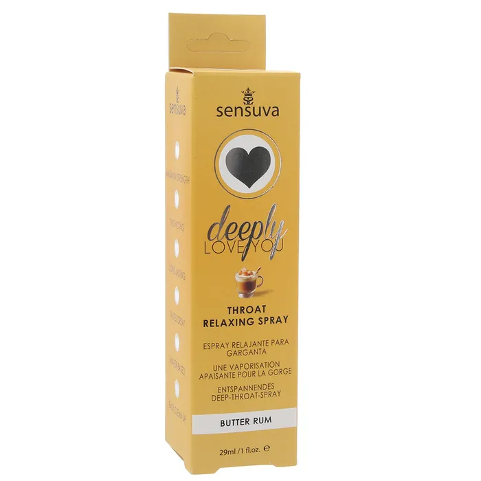 Deeply Love You Throat Relaxer 1oz29ml in Butter Rum Sensuva Vibrators