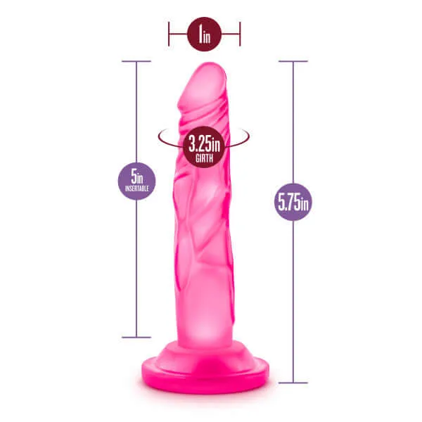 Dildos Blush Novelties Naturally Yours 5 Inches Mini Cock Pink Realistic Dildo