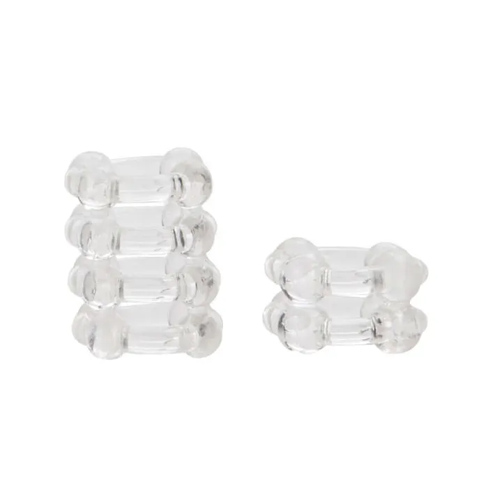 Dildos California Exotic Novelties COLT Gear Enhancer Rings Clear