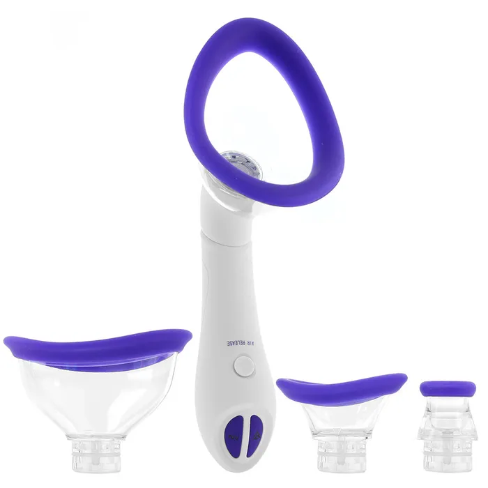 Doc Johnson Female Sex Toys Bloom Intimate Body Pump in Purple